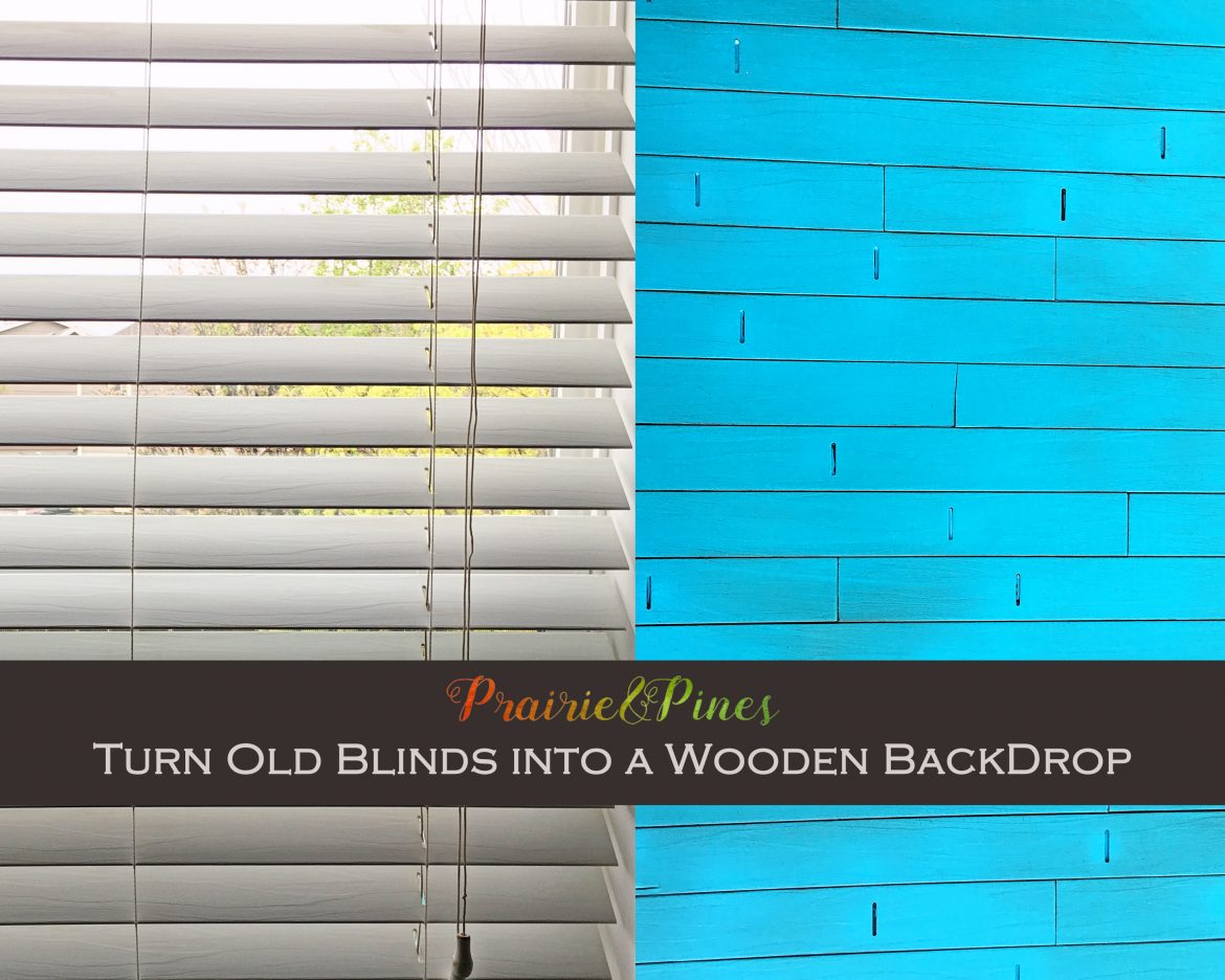 Bookshelf Redo Using Old Wooden Blinds Prairie & Pines